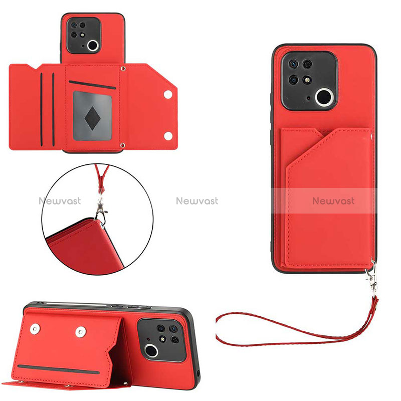 Soft Luxury Leather Snap On Case Cover YB2 for Xiaomi Redmi 10C 4G