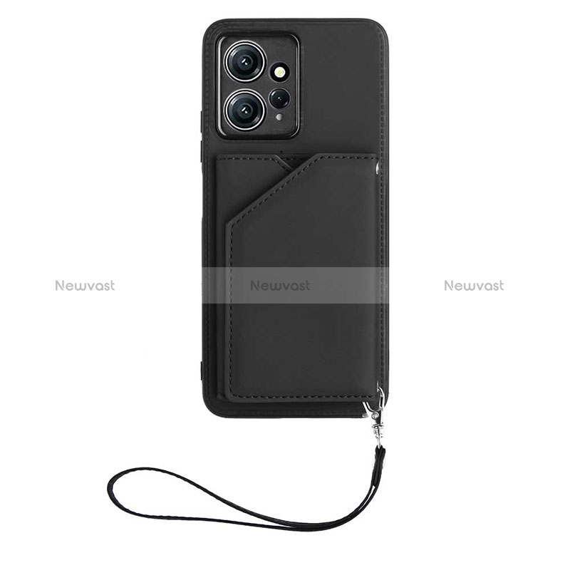 Soft Luxury Leather Snap On Case Cover YB2 for Xiaomi Redmi Note 12 4G Black