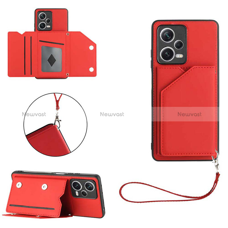 Soft Luxury Leather Snap On Case Cover YB2 for Xiaomi Redmi Note 12 5G