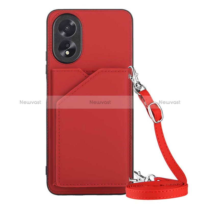 Soft Luxury Leather Snap On Case Cover YB3 for Oppo A18