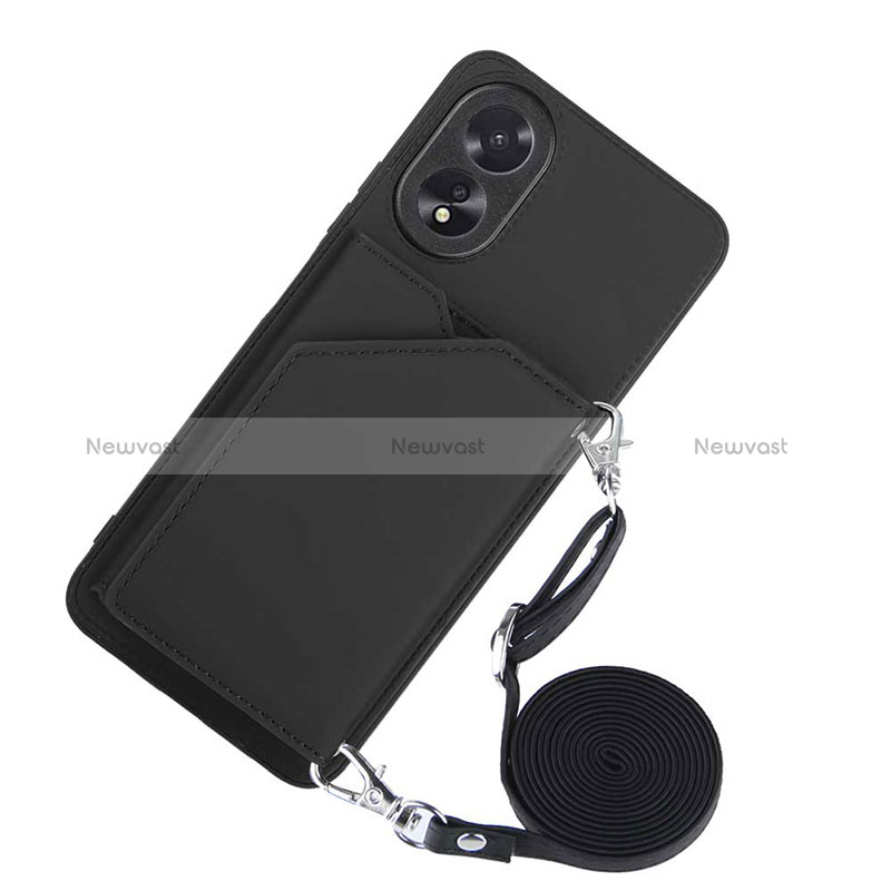 Soft Luxury Leather Snap On Case Cover YB3 for Oppo A18