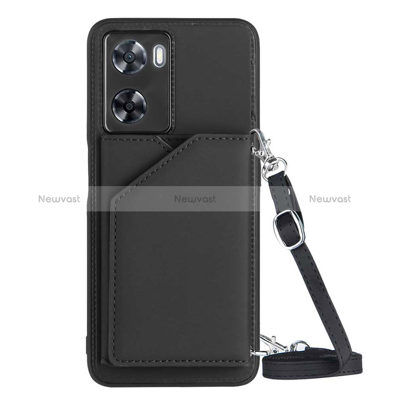 Soft Luxury Leather Snap On Case Cover YB3 for Oppo A77 4G