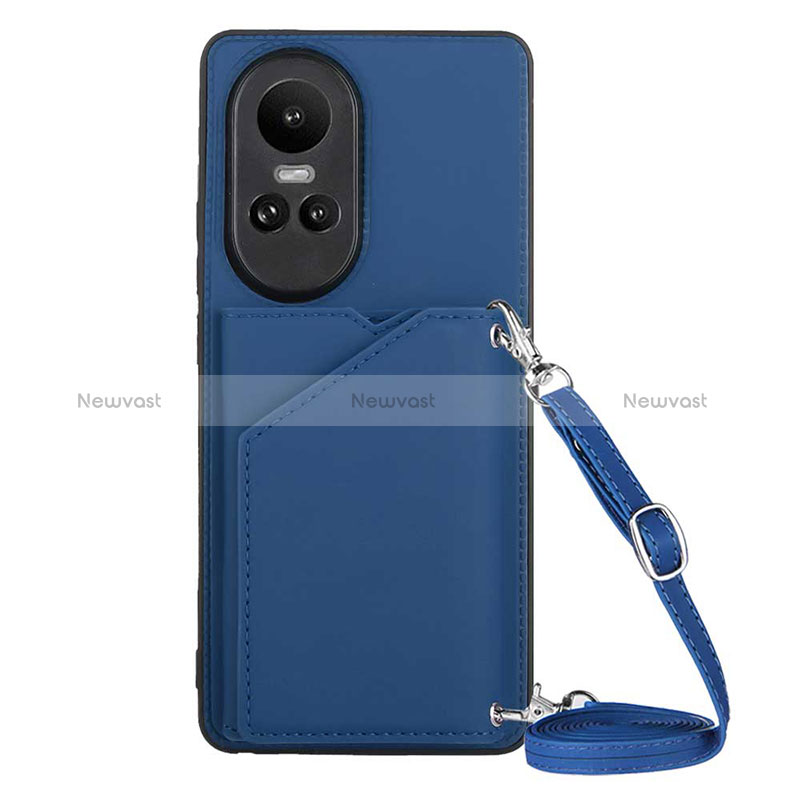 Soft Luxury Leather Snap On Case Cover YB3 for Oppo Reno10 5G