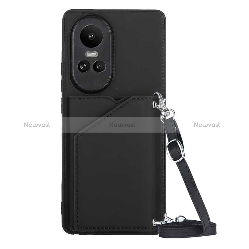 Soft Luxury Leather Snap On Case Cover YB3 for Oppo Reno10 5G