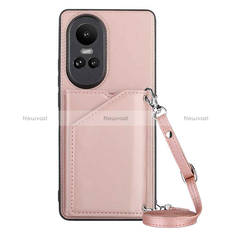 Soft Luxury Leather Snap On Case Cover YB3 for Oppo Reno10 5G