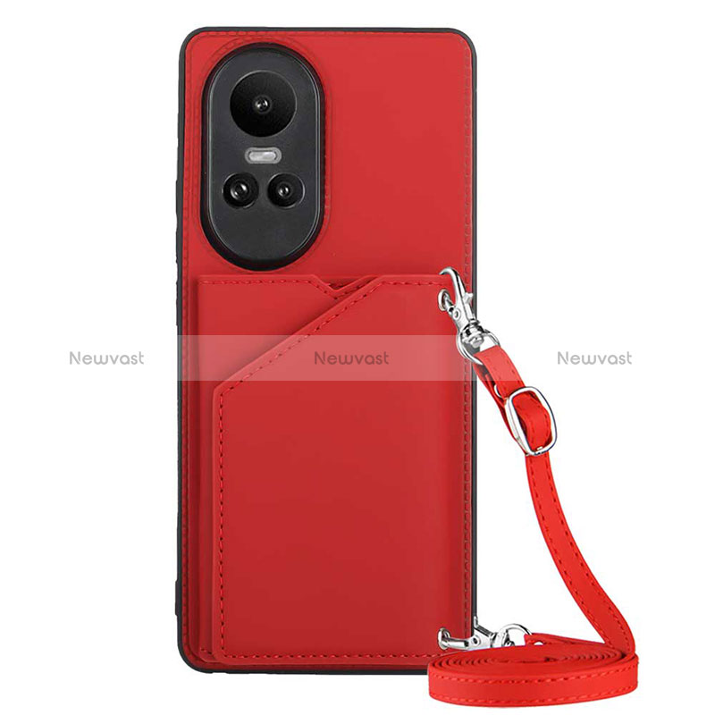 Soft Luxury Leather Snap On Case Cover YB3 for Oppo Reno10 5G