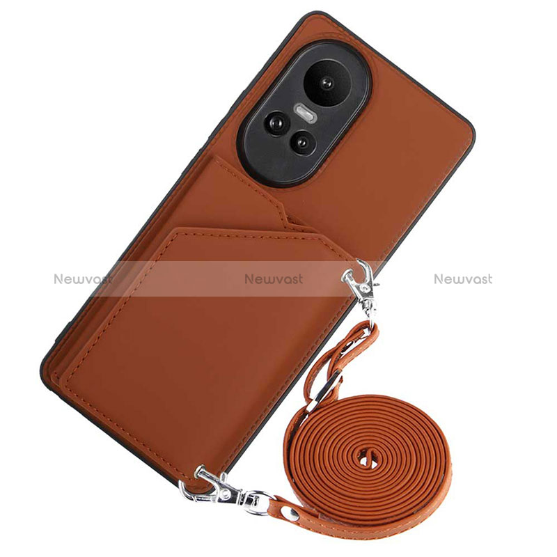 Soft Luxury Leather Snap On Case Cover YB3 for Oppo Reno10 5G