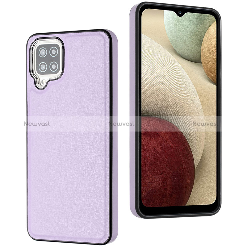 Soft Luxury Leather Snap On Case Cover YB3 for Samsung Galaxy A12 Nacho