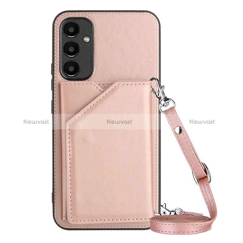 Soft Luxury Leather Snap On Case Cover YB3 for Samsung Galaxy A14 4G