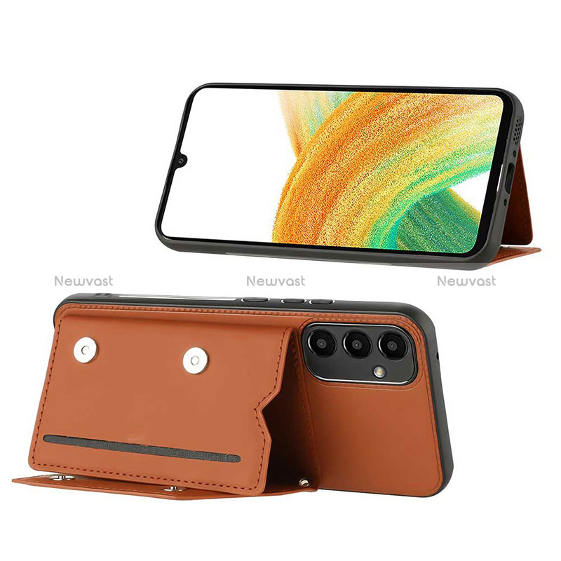 Soft Luxury Leather Snap On Case Cover YB3 for Samsung Galaxy A54 5G