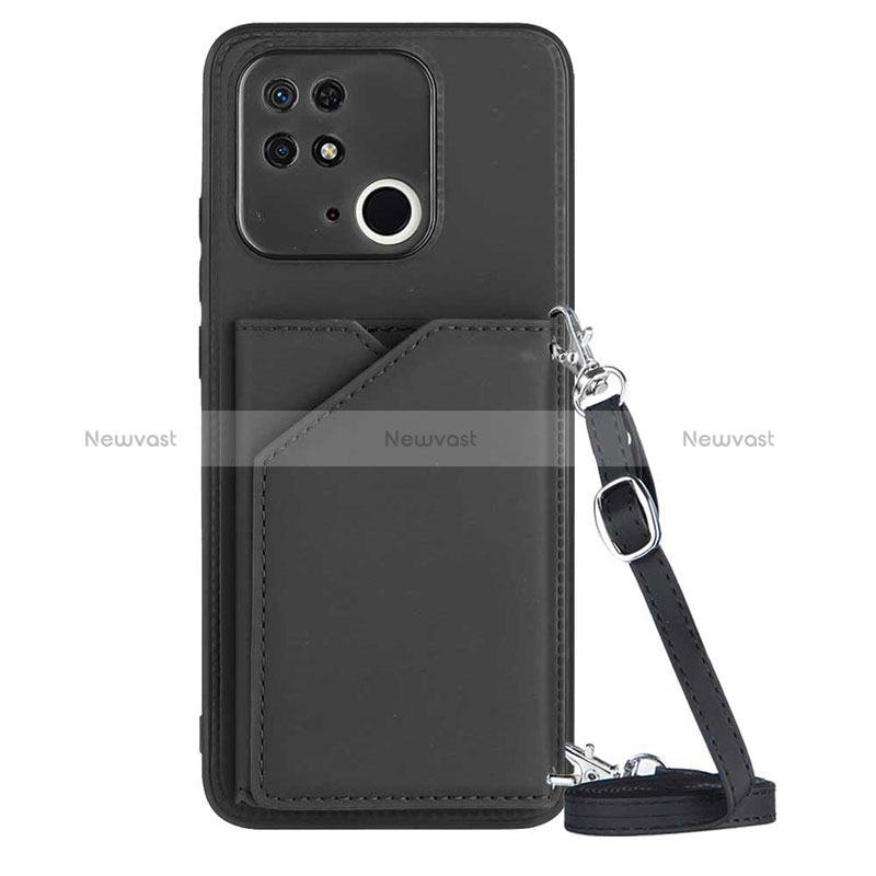Soft Luxury Leather Snap On Case Cover YB3 for Xiaomi Redmi 10 India