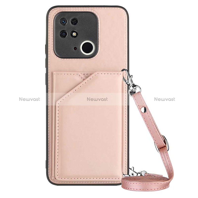 Soft Luxury Leather Snap On Case Cover YB3 for Xiaomi Redmi 10 India