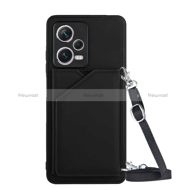 Soft Luxury Leather Snap On Case Cover YB3 for Xiaomi Redmi Note 12 Explorer Black