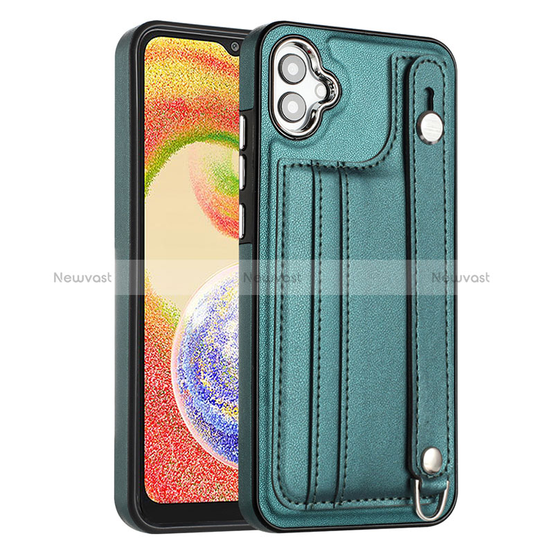 Soft Luxury Leather Snap On Case Cover YB4 for Samsung Galaxy A04 4G