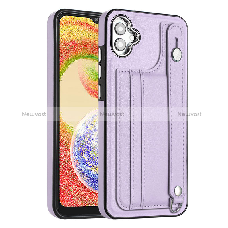 Soft Luxury Leather Snap On Case Cover YB4 for Samsung Galaxy A04E
