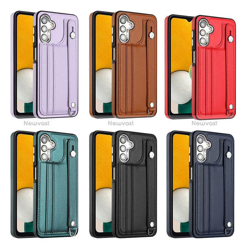 Soft Luxury Leather Snap On Case Cover YB4 for Samsung Galaxy A14 4G