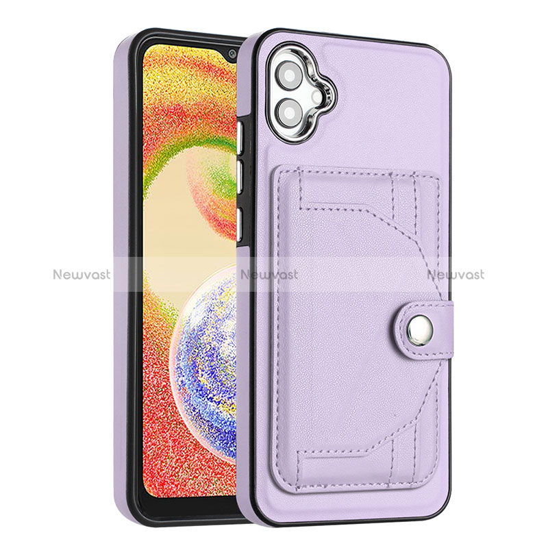 Soft Luxury Leather Snap On Case Cover YB5 for Samsung Galaxy A04 4G