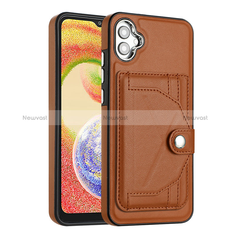 Soft Luxury Leather Snap On Case Cover YB5 for Samsung Galaxy A04 4G