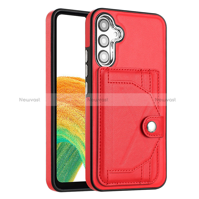 Soft Luxury Leather Snap On Case Cover YB5 for Samsung Galaxy A34 5G