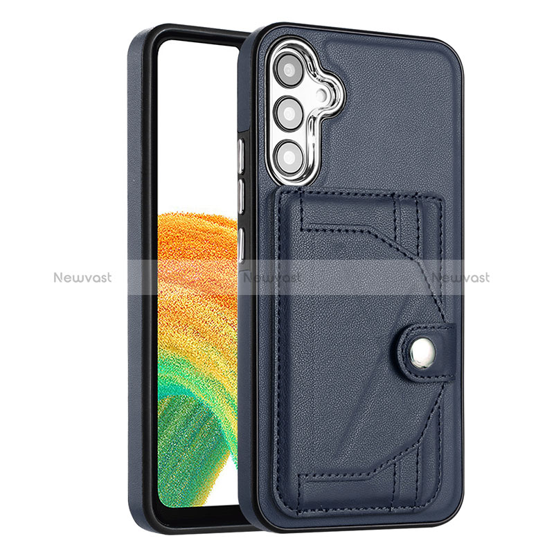 Soft Luxury Leather Snap On Case Cover YB5 for Samsung Galaxy A34 5G