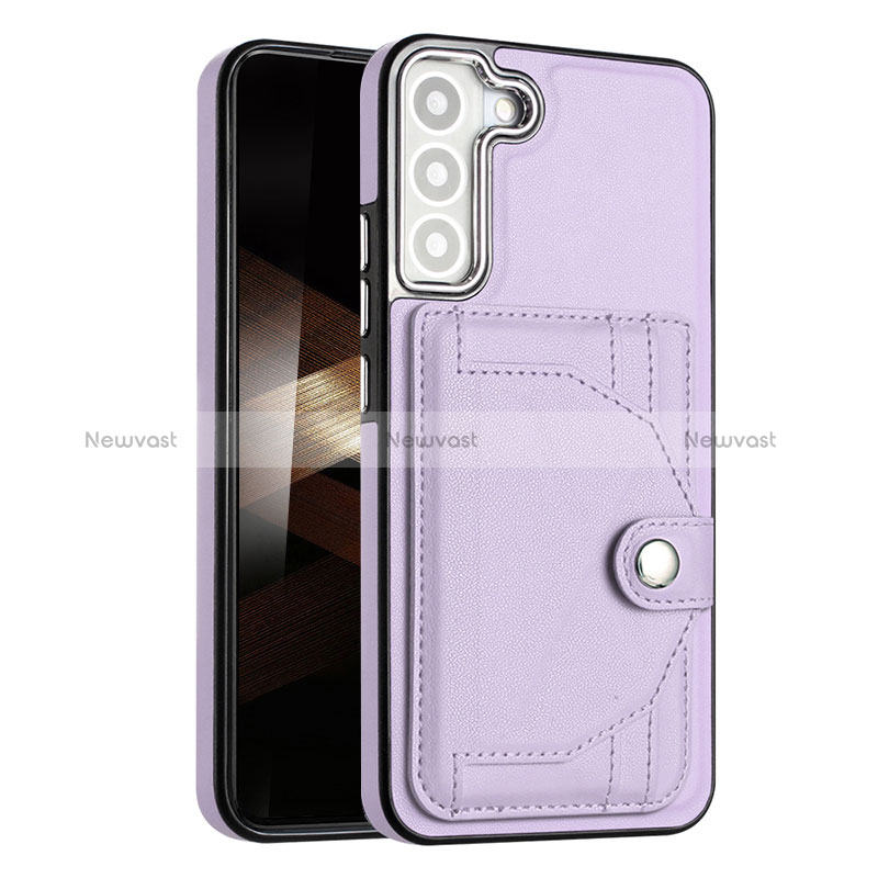 Soft Luxury Leather Snap On Case Cover YB5 for Samsung Galaxy S25 5G