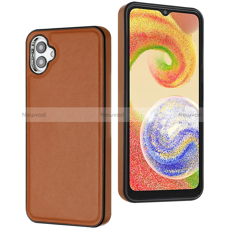 Soft Luxury Leather Snap On Case Cover YB6 for Samsung Galaxy A04 4G