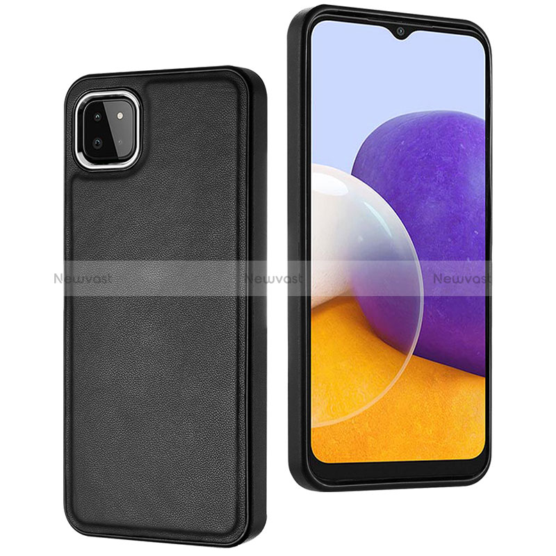 Soft Luxury Leather Snap On Case Cover YB6 for Samsung Galaxy A22s 5G