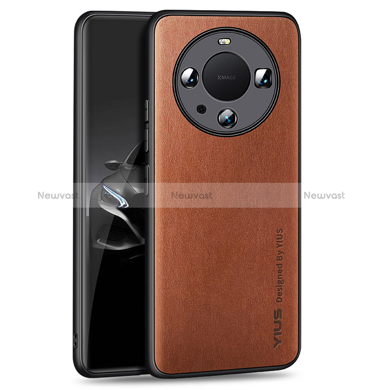 Soft Luxury Leather Snap On Case Cover YM1 for Huawei Mate 60