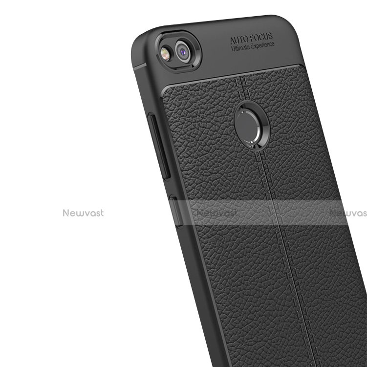 Soft Luxury Leather Snap On Case for Huawei Honor 8 Lite Black