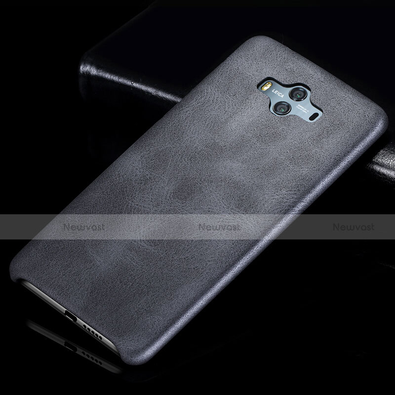 Soft Luxury Leather Snap On Case for Huawei Mate 10 Black