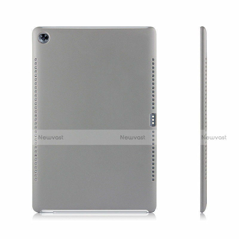 Soft Luxury Leather Snap On Case for Huawei MediaPad M5 Pro 10.8 Gray