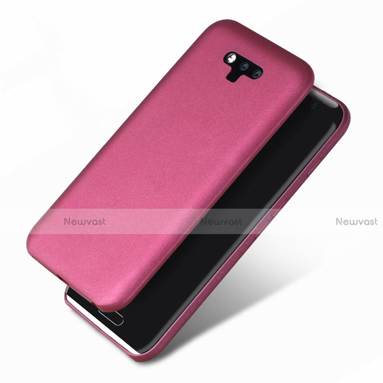 Soft Luxury Leather Snap On Case L01 for Huawei Honor Magic Hot Pink