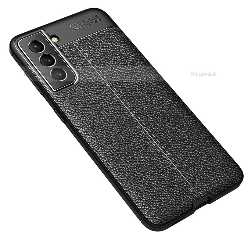 Soft Silicone Gel Leather Snap On Case Cover A01 for Samsung Galaxy S21 Plus 5G