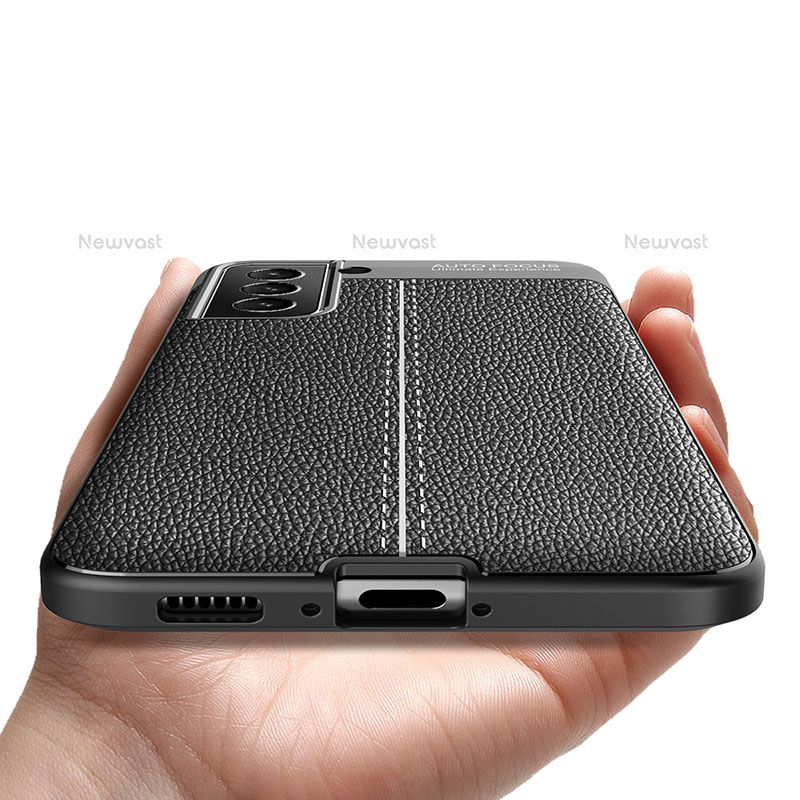 Soft Silicone Gel Leather Snap On Case Cover A01 for Samsung Galaxy S21 Plus 5G