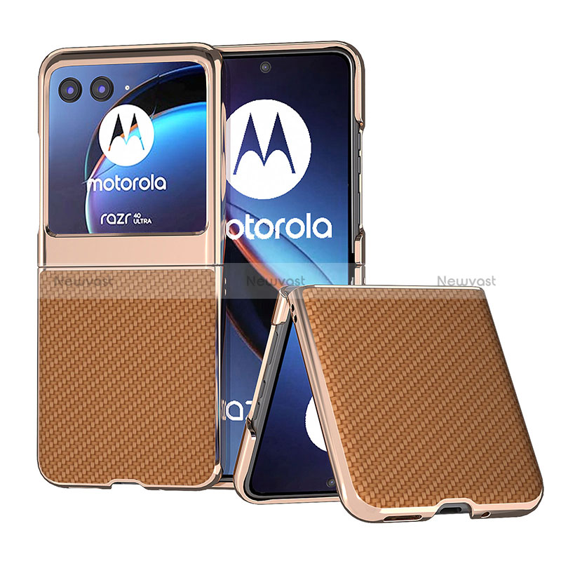 Soft Silicone Gel Leather Snap On Case Cover B04H for Motorola Moto Razr 40 Ultra 5G