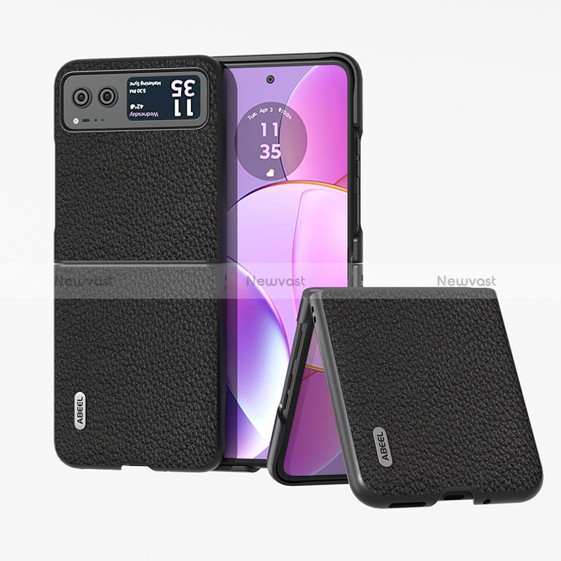 Soft Silicone Gel Leather Snap On Case Cover B05H for Motorola Moto Razr 40 5G