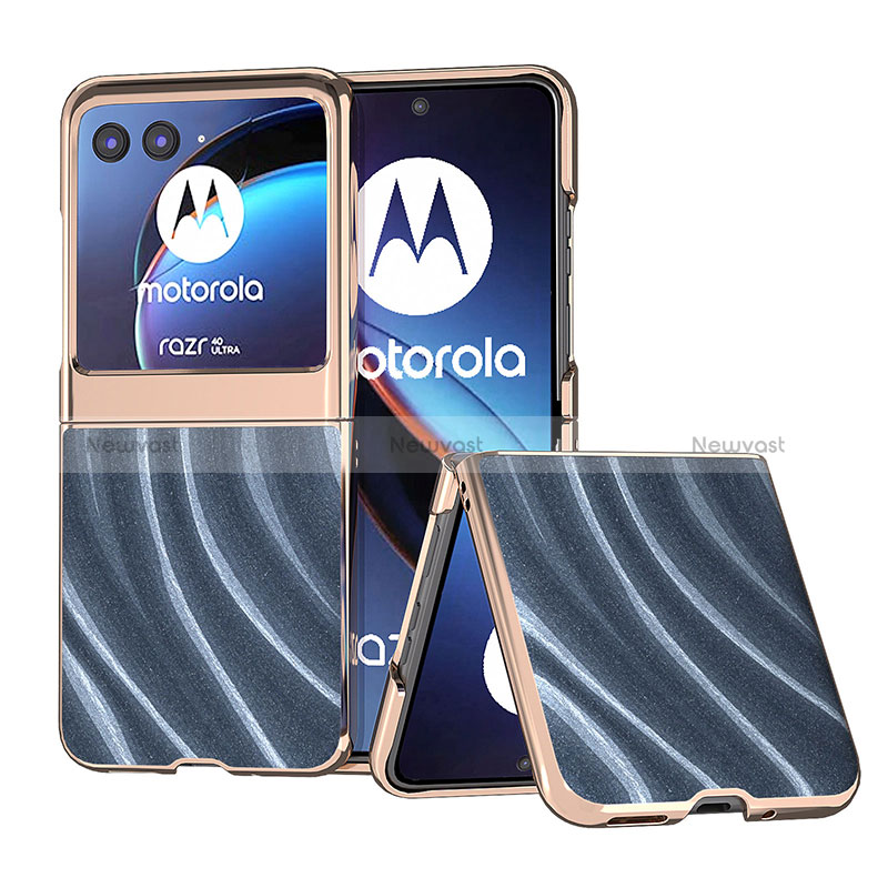 Soft Silicone Gel Leather Snap On Case Cover B05H for Motorola Moto Razr 40 Ultra 5G