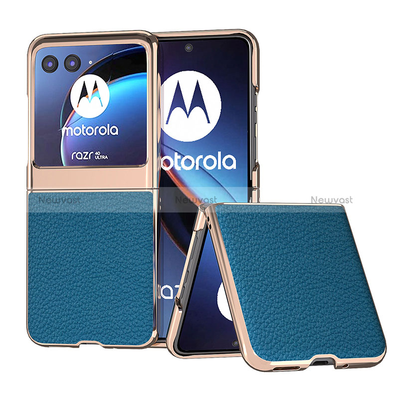 Soft Silicone Gel Leather Snap On Case Cover B06H for Motorola Moto Razr 40 Ultra 5G