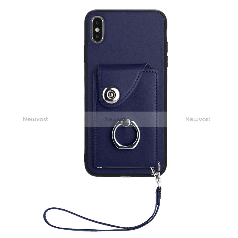 Soft Silicone Gel Leather Snap On Case Cover BF1 for Apple iPhone X