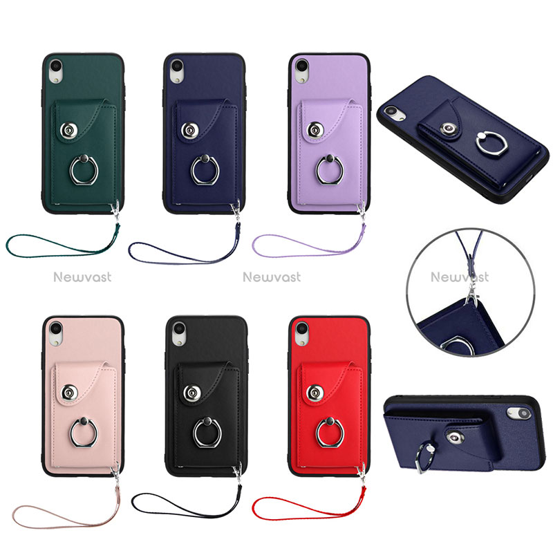 Soft Silicone Gel Leather Snap On Case Cover BF1 for Apple iPhone XR