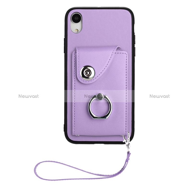 Soft Silicone Gel Leather Snap On Case Cover BF1 for Apple iPhone XR