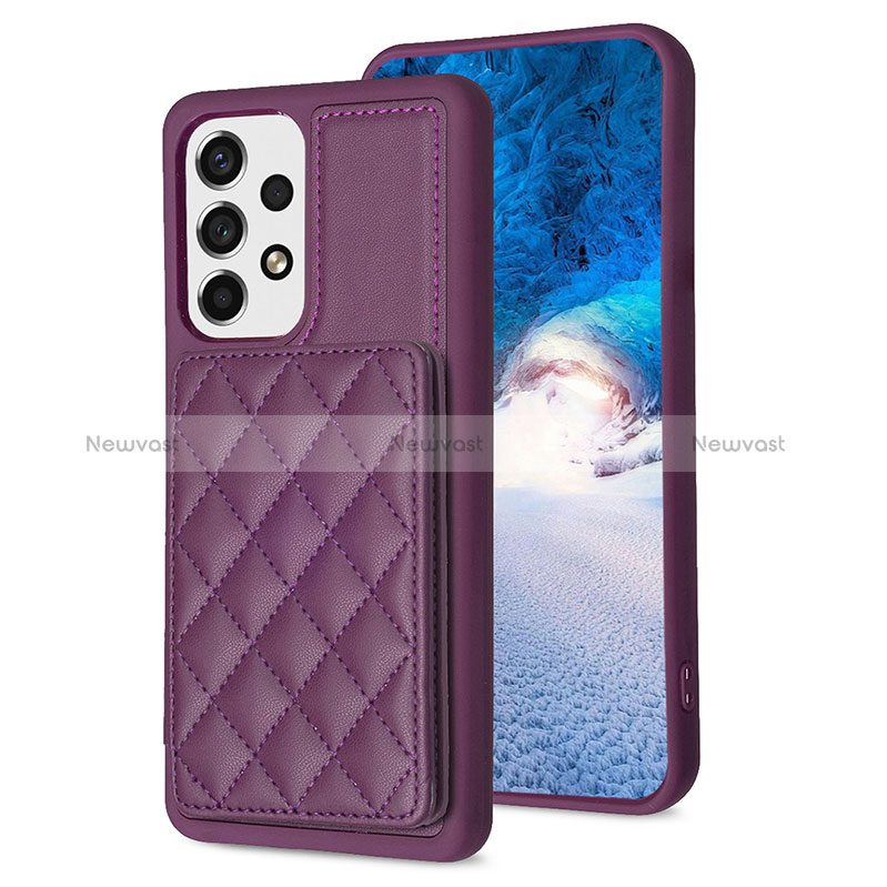 Soft Silicone Gel Leather Snap On Case Cover BF1 for Samsung Galaxy A13 4G