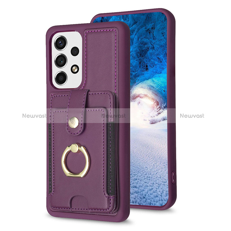 Soft Silicone Gel Leather Snap On Case Cover BF1 for Samsung Galaxy A53 5G