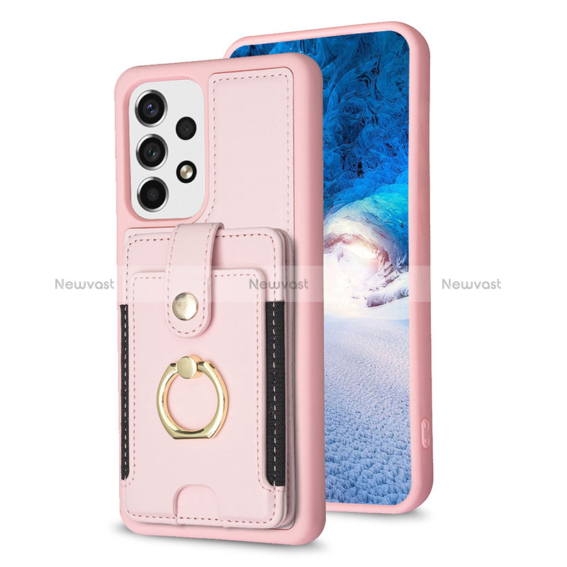 Soft Silicone Gel Leather Snap On Case Cover BF1 for Samsung Galaxy A53 5G