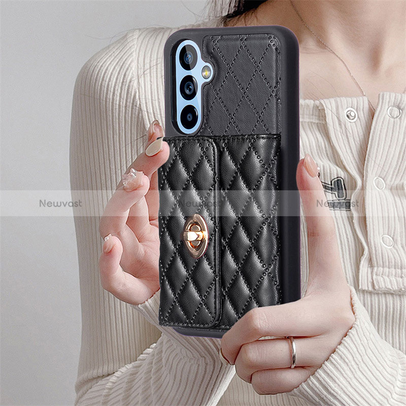 Soft Silicone Gel Leather Snap On Case Cover BF1 for Samsung Galaxy A54 5G