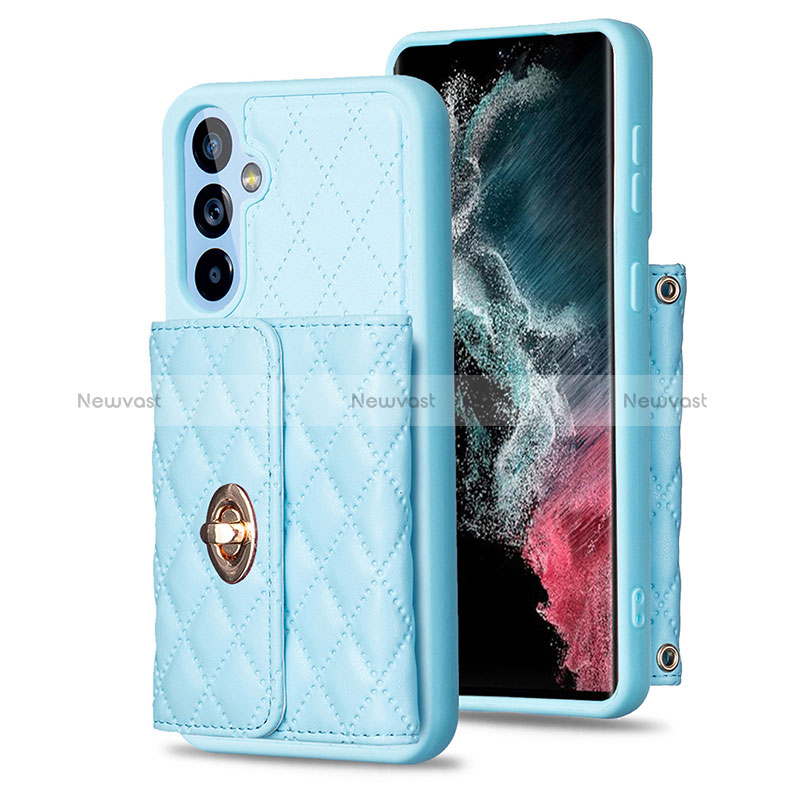 Soft Silicone Gel Leather Snap On Case Cover BF1 for Samsung Galaxy A54 5G