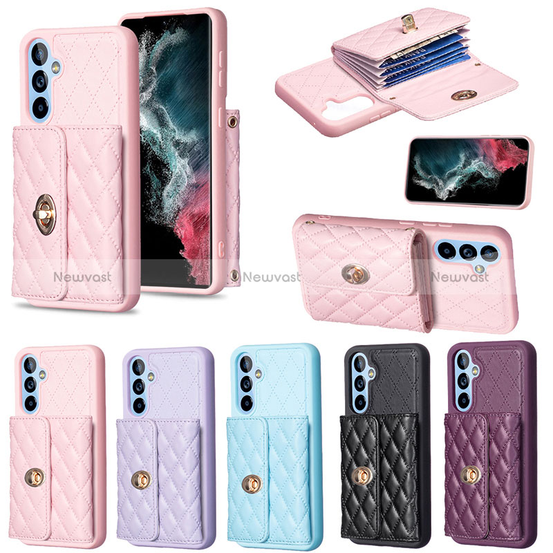 Soft Silicone Gel Leather Snap On Case Cover BF1 for Samsung Galaxy A54 5G