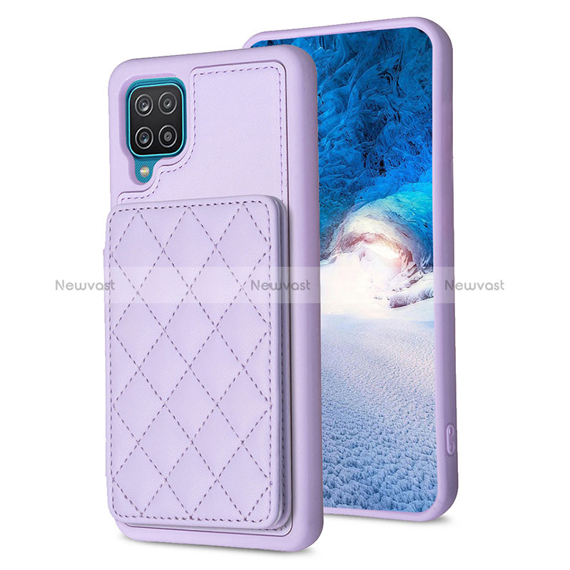 Soft Silicone Gel Leather Snap On Case Cover BF1 for Samsung Galaxy M12