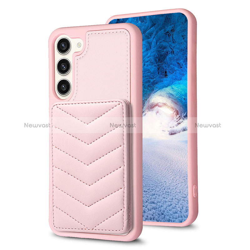 Soft Silicone Gel Leather Snap On Case Cover BF1 for Samsung Galaxy S23 Plus 5G