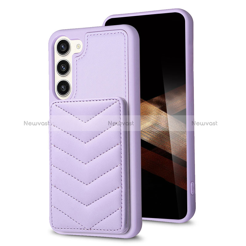 Soft Silicone Gel Leather Snap On Case Cover BF1 for Samsung Galaxy S24 5G